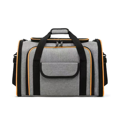 Expandable Pet Carrier Bag – Foldable Travel Tote for Dogs & Cats (Handheld & Shoulder Strap)