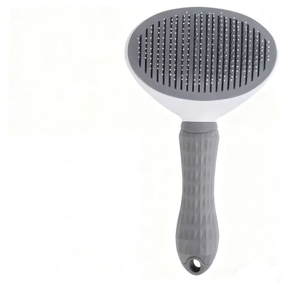 Self-Cleaning Pet Brush – Gentle Grooming Comb with One-Click Hair Removal for Dogs & Cats