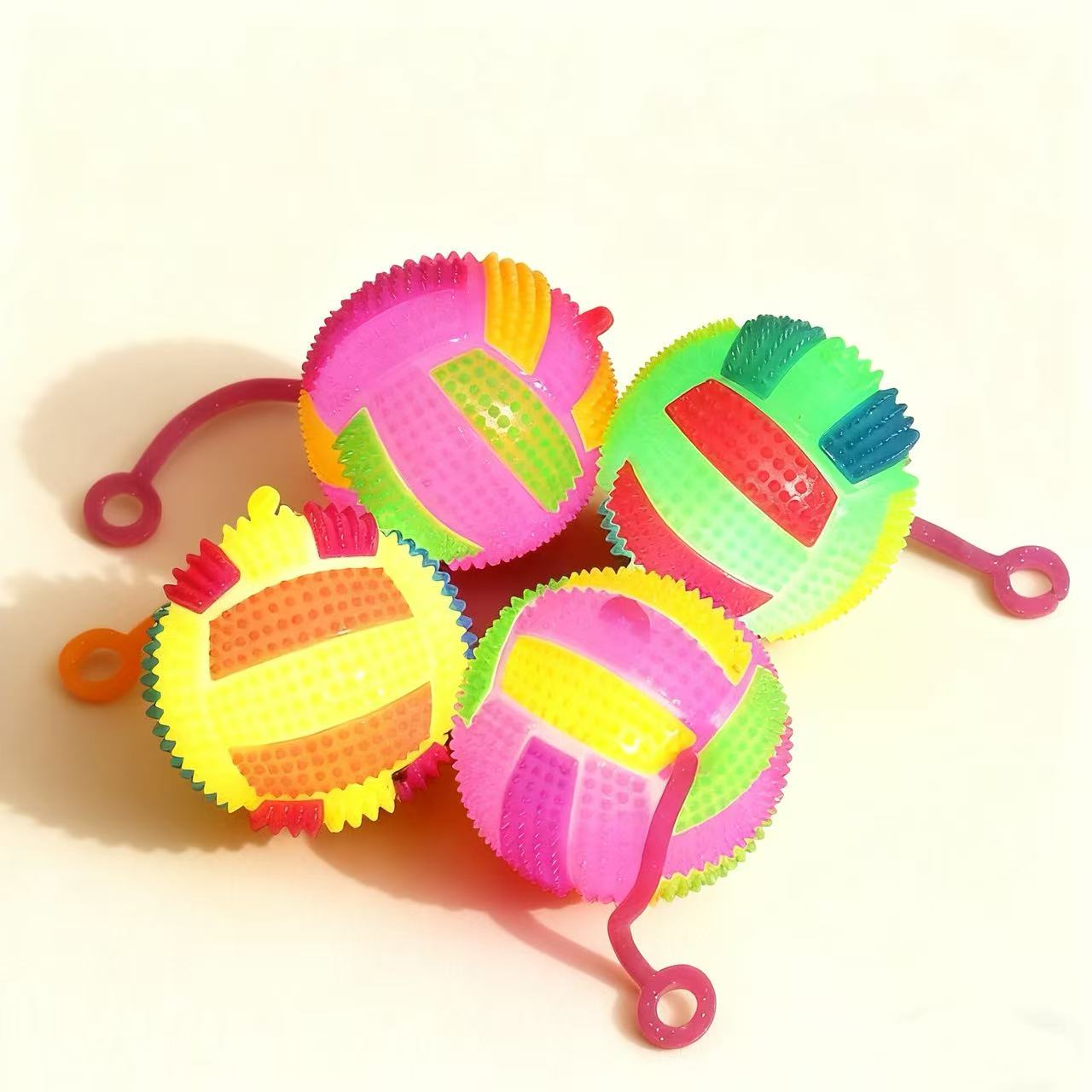 LED Light-Up Pet Ball with Rope – Chew & Tug Toy for Dogs & Cats