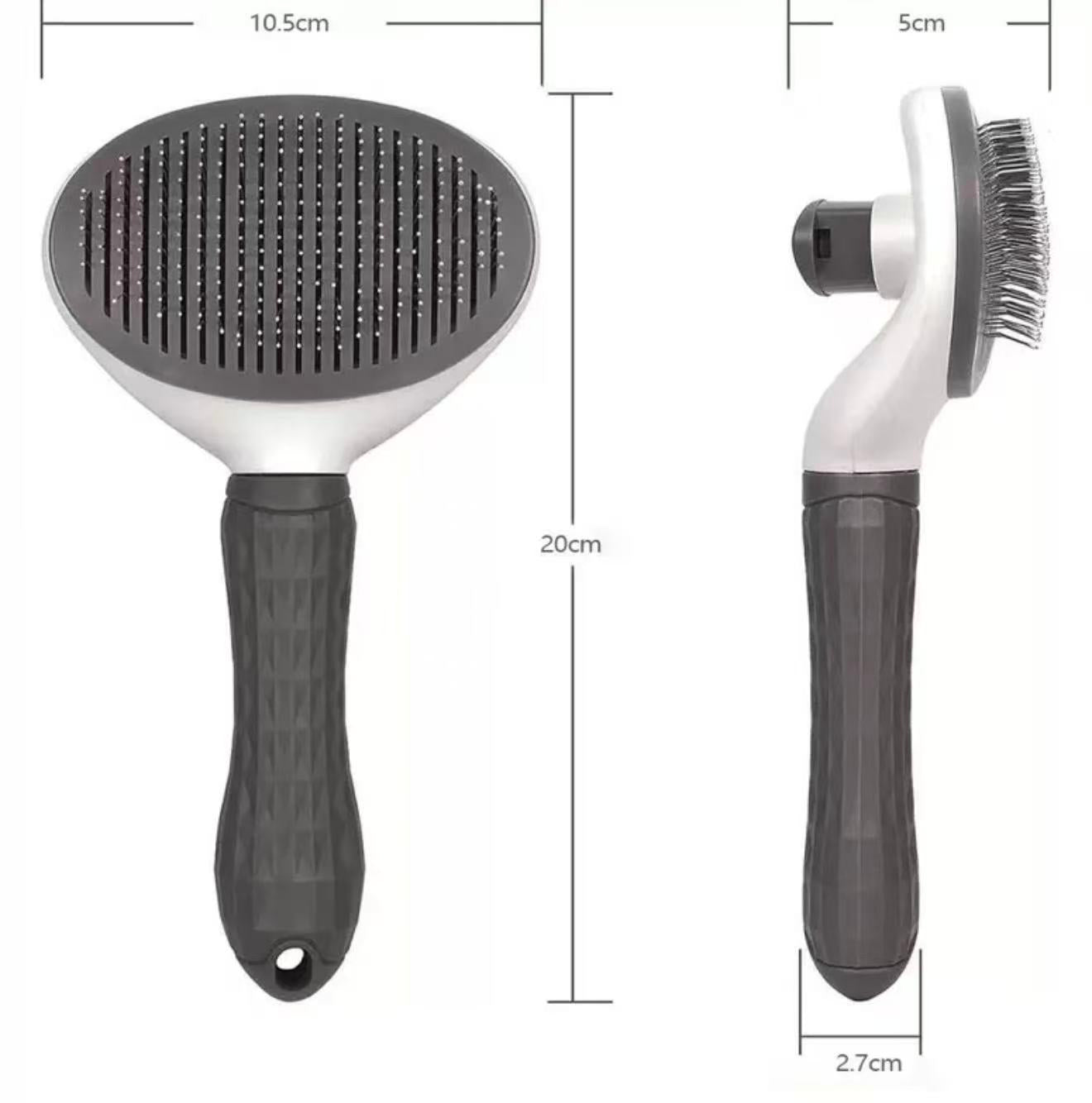 Self-Cleaning Pet Brush – Gentle Grooming Comb with One-Click Hair Removal for Dogs & Cats