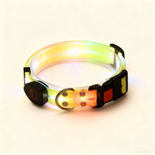 USB Rechargeable LED Pet Collar – Light-Up Safety Necklace for Dogs & Cats