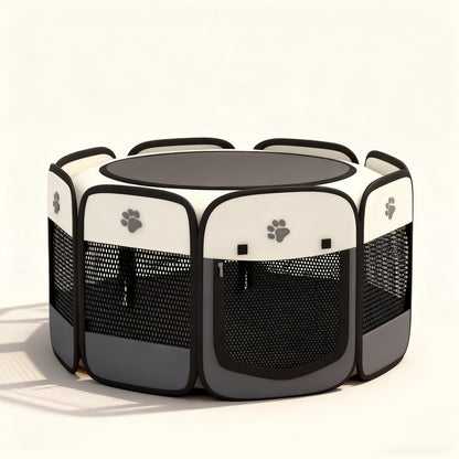 Foldable Cat Tent & Playpen – Portable Indoor & Outdoor Shelter for Cats