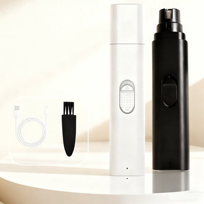 Rechargeable Pet Nail Grinder – Quiet, Safe & Portable Trimmer for Dogs & Cats