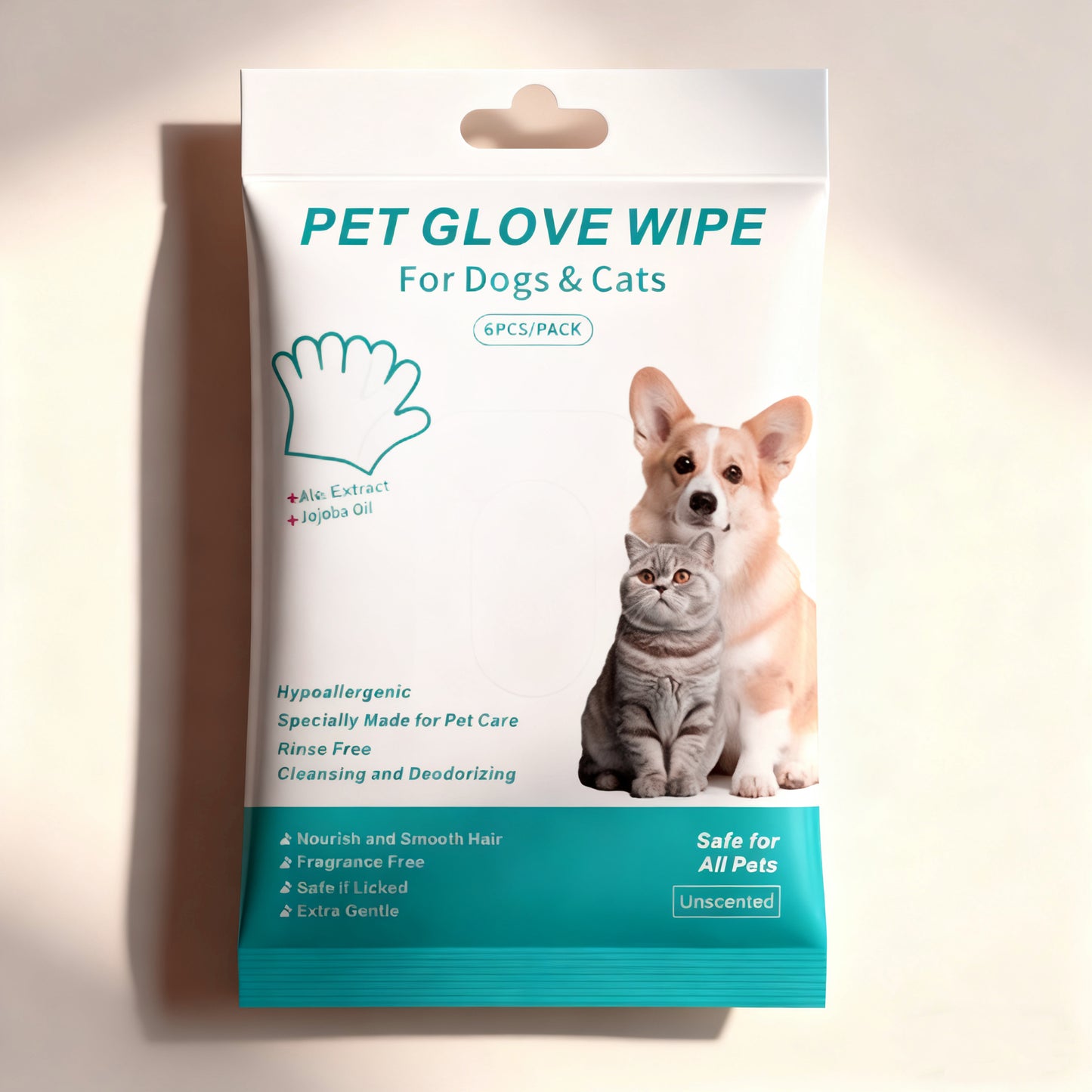Pet Cleaning Glove Wipes – Grooming & Bathing Gloves for Dogs & Cats