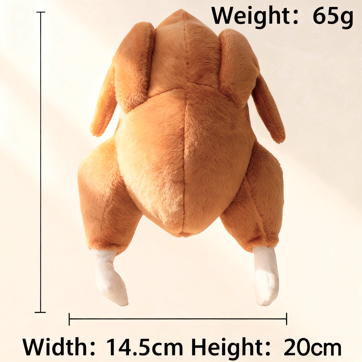 Turkey Squeaky Dog Toy – Durable Chew Toy for Dogs of All Sizes