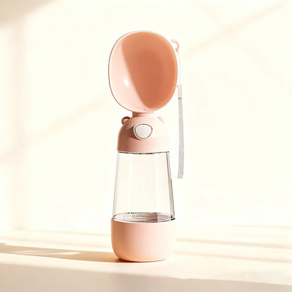 Portable 2-in-1 Pet Water & Food Dispenser – Travel Bottle for Dogs & Cats