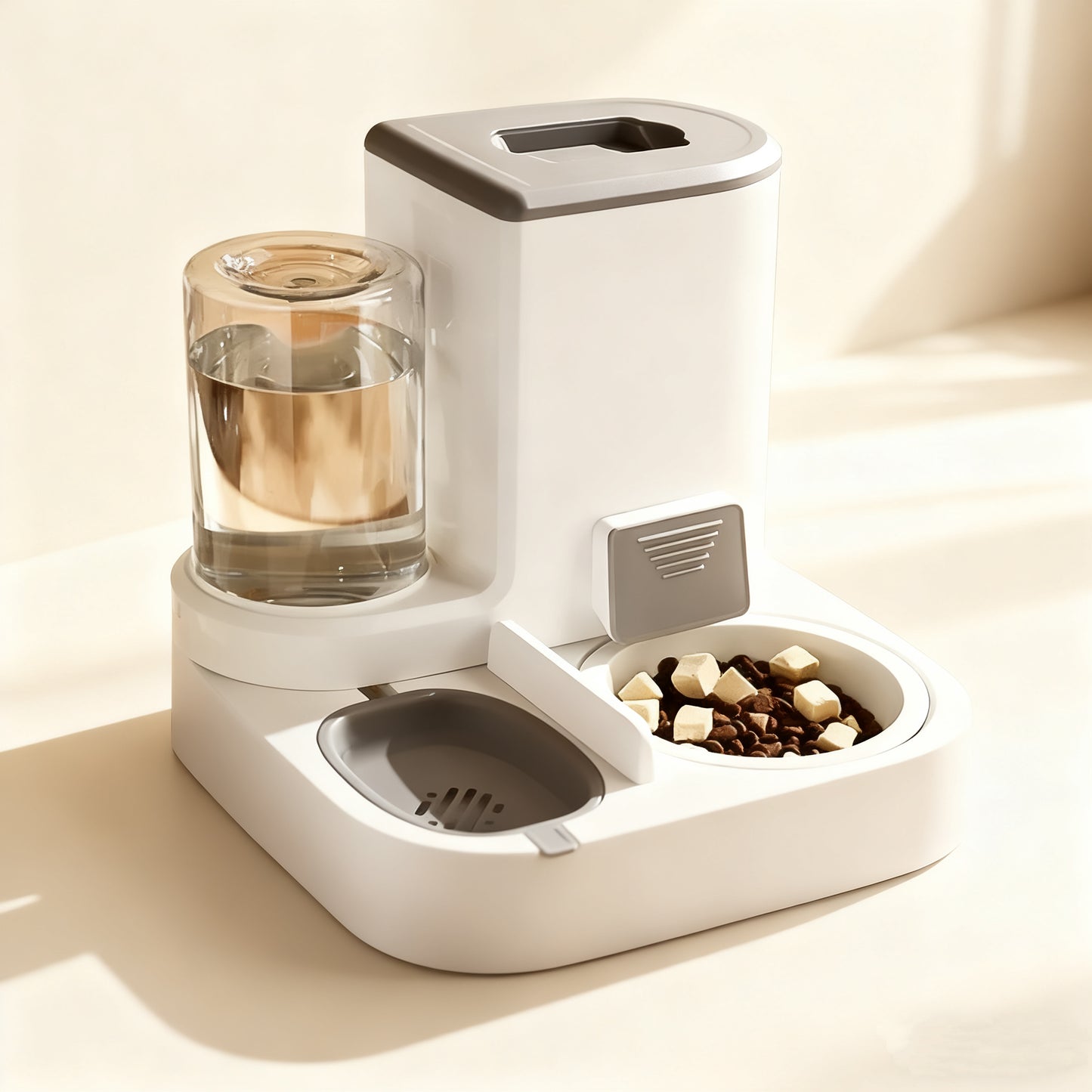 Automatic Pet Feeder & Water Dispenser – Food & Water Combo for Dogs & Cats