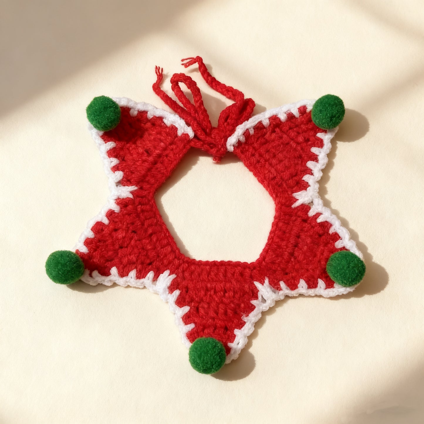 Red Star Pet Bib – Holiday Bandana for Cats & Dogs