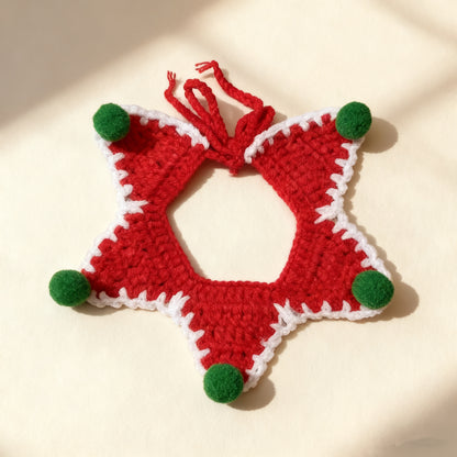 Red Star Pet Bib – Holiday Bandana for Cats & Dogs