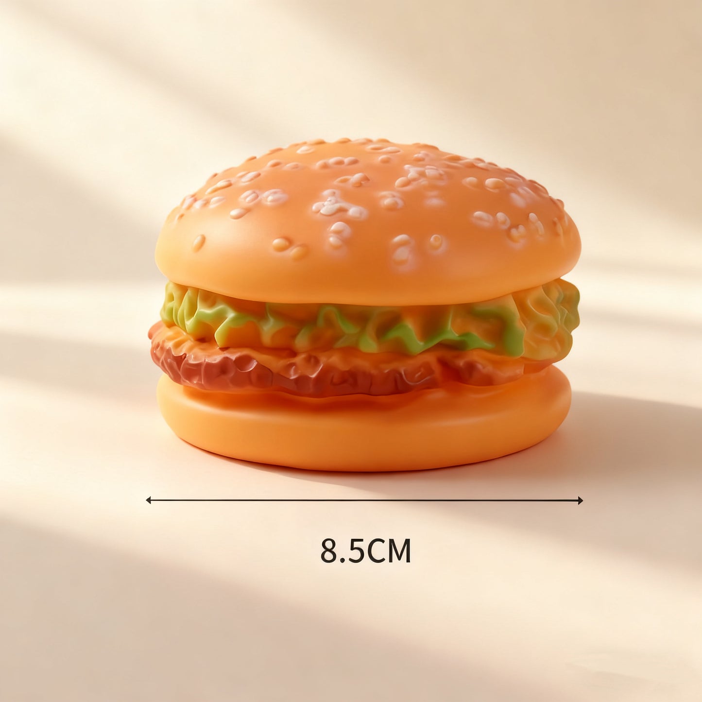 Hamburger Squeaky Pet Toy – Chew & Play for Dogs & Cats