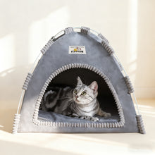 Pet Tent Bed with Fleece Lining – Cozy Indoor Tent for Small Dogs & Cats