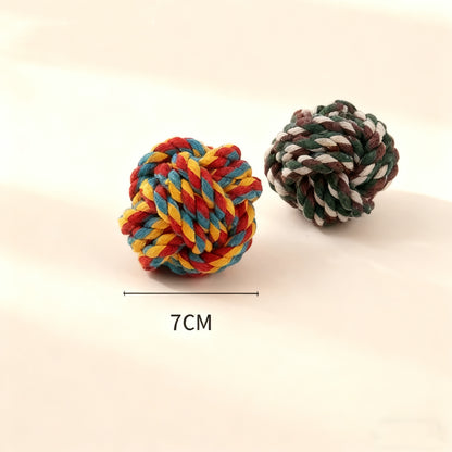 Rope Ball Pet Toy – Durable Chew & Play for Dogs & Cats