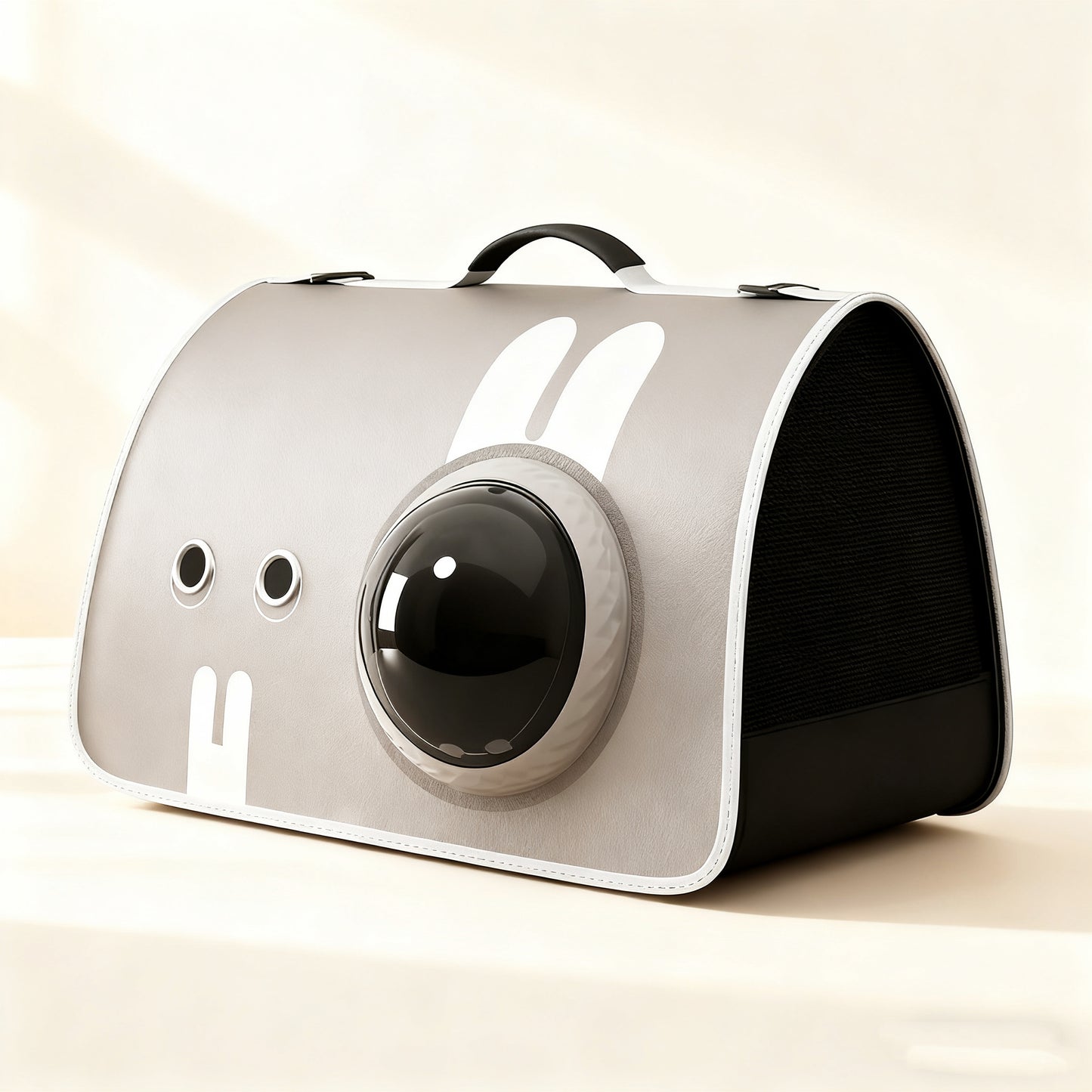 Transparent Handheld Pet Carrier – Breathable Travel Bag for Dogs & Cats