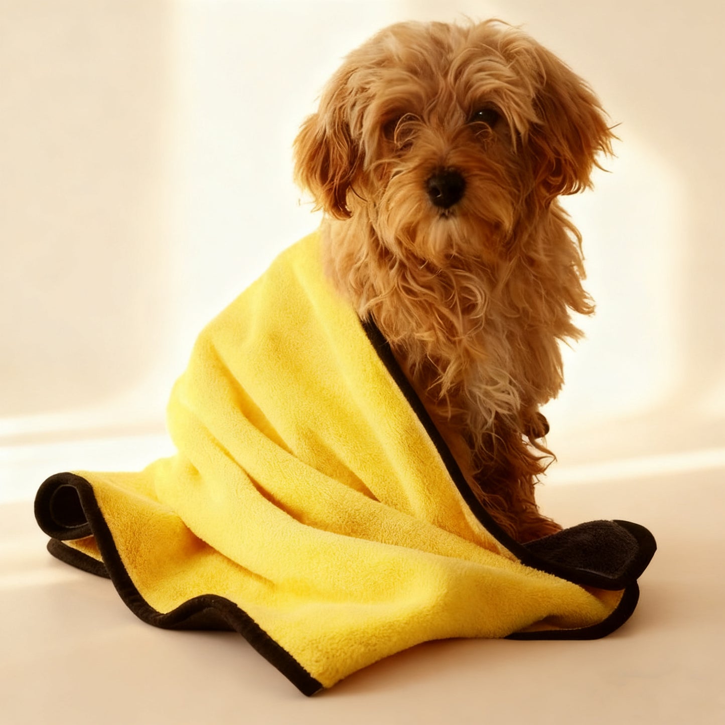 Pet Bath Towel – Super Absorbent Quick-Dry Coral Fleece, 70×140cm for Dogs & Cats