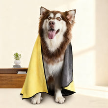 Pet Bath Towel – Super Absorbent Quick-Dry Coral Fleece, 70×140cm for Dogs & Cats