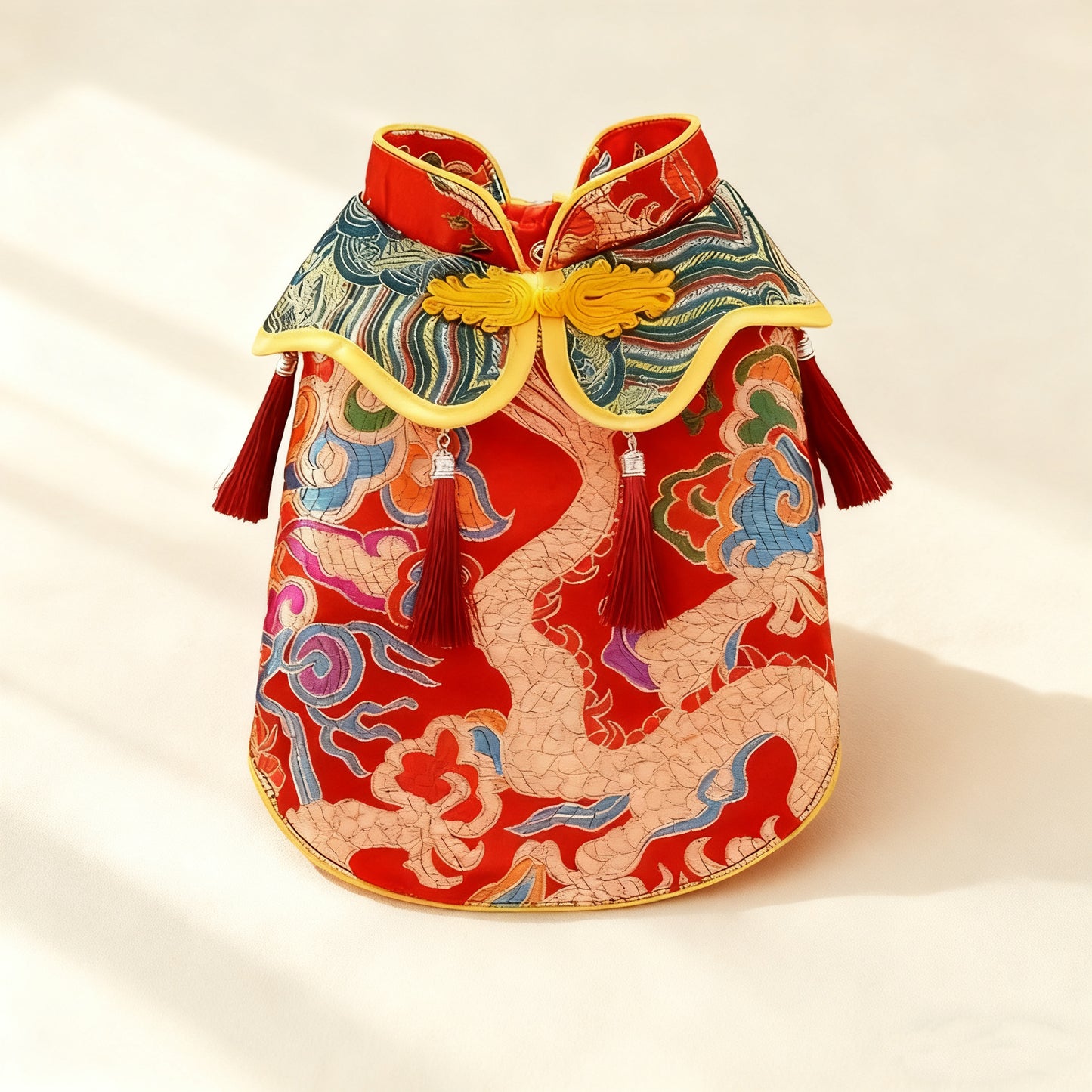 Chinese Style Pet Clothing – Traditional Festive Outfits for Dogs & Cats