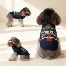 Christmas-Themed Pet Sweater – Cozy Holiday Outfit for Dogs & Cats