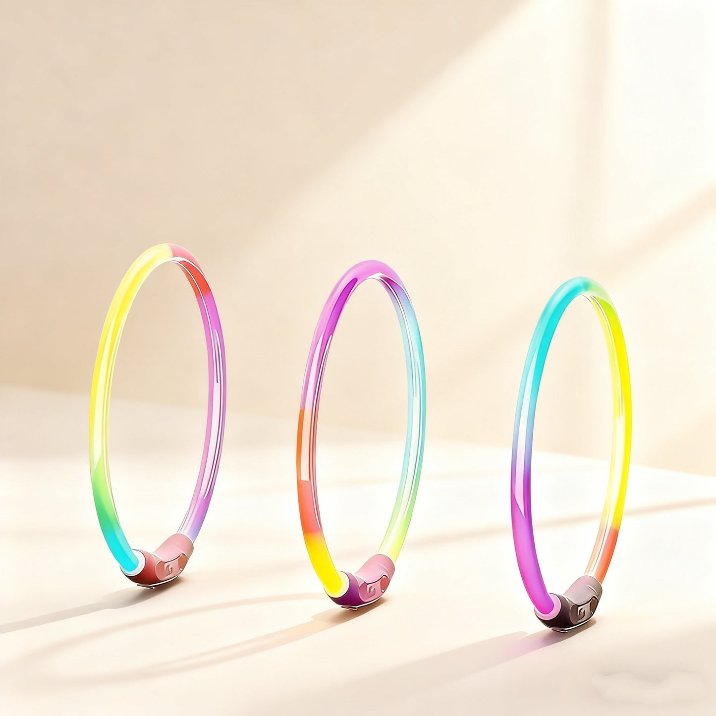 LED Pet Collar – USB Rechargeable Light-Up Collar with 3 Flash Modes for Dogs