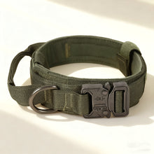 Tactical Pet Collar with Handle – Heavy-Duty Outdoor Nylon Collar for Medium & Large Dogs