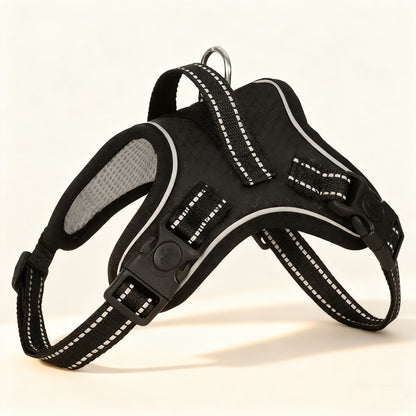 Reflective Lightweight Pet Harness – Durable Safety Vest for Small & Medium Dogs