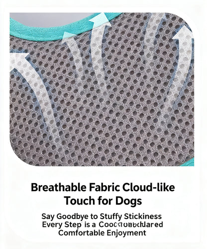 Reflective Pet Harness with GPS Holder – No-Pull Safety Vest with Leash for Dogs & Cats