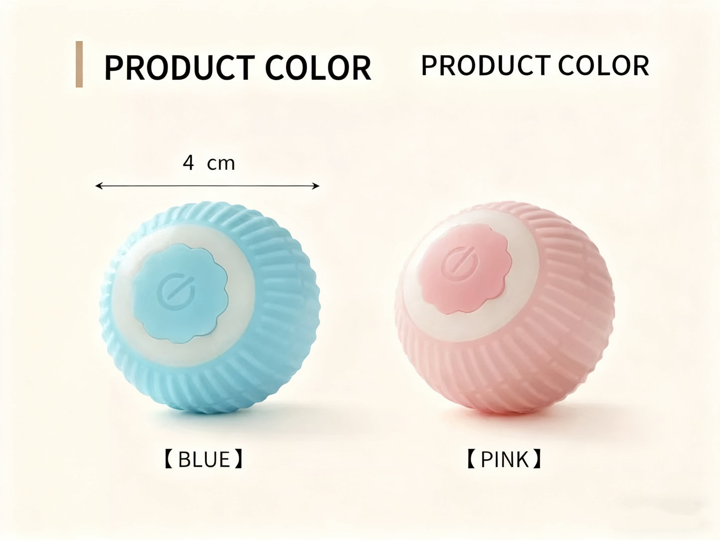 Automatic Cat Self-Play Ball – Interactive Toy for Solo Entertainment & Exercise