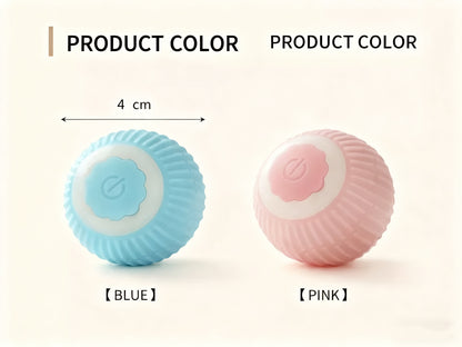 Automatic Cat Self-Play Ball – Interactive Toy for Solo Entertainment & Exercise