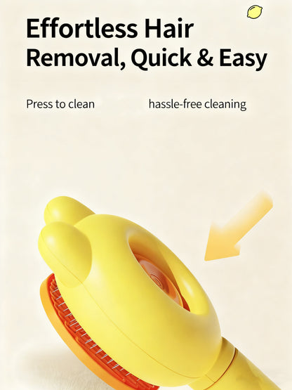 Pet Grooming Brush – One-Click Hair Removal Comb for Dogs & Cats