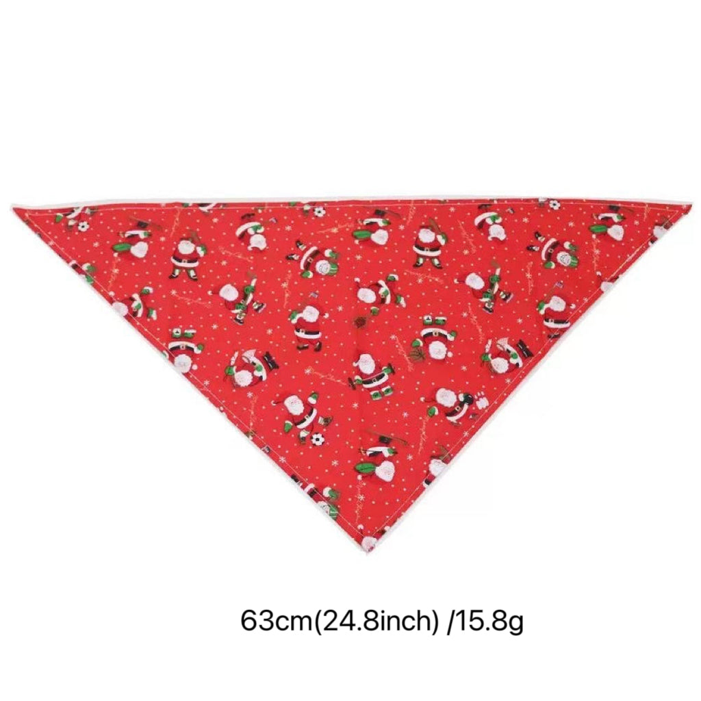 Christmas Dog Bandana – Festive Holiday Bib for Medium & Large Dogs