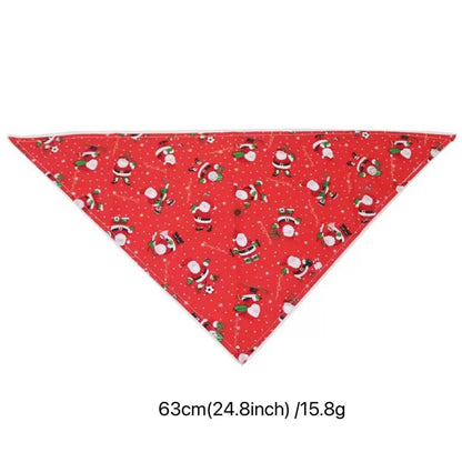 Christmas Dog Bandana – Festive Holiday Bib for Medium & Large Dogs