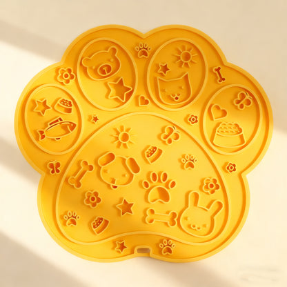 Pet Silicone Lick Mat – Slow Feeder with Non-Slip Design for Dogs & Cats