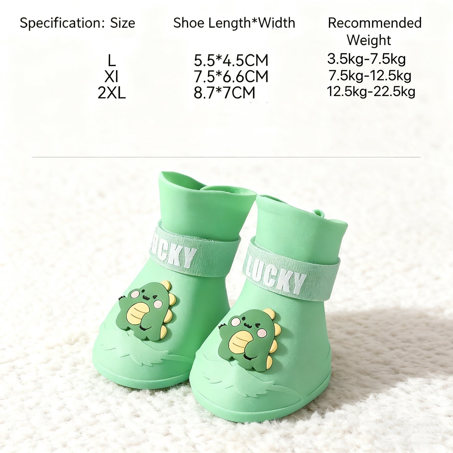 Waterproof Dog Rain Boots – Non-Slip Protective Shoes for Medium & Large Dogs