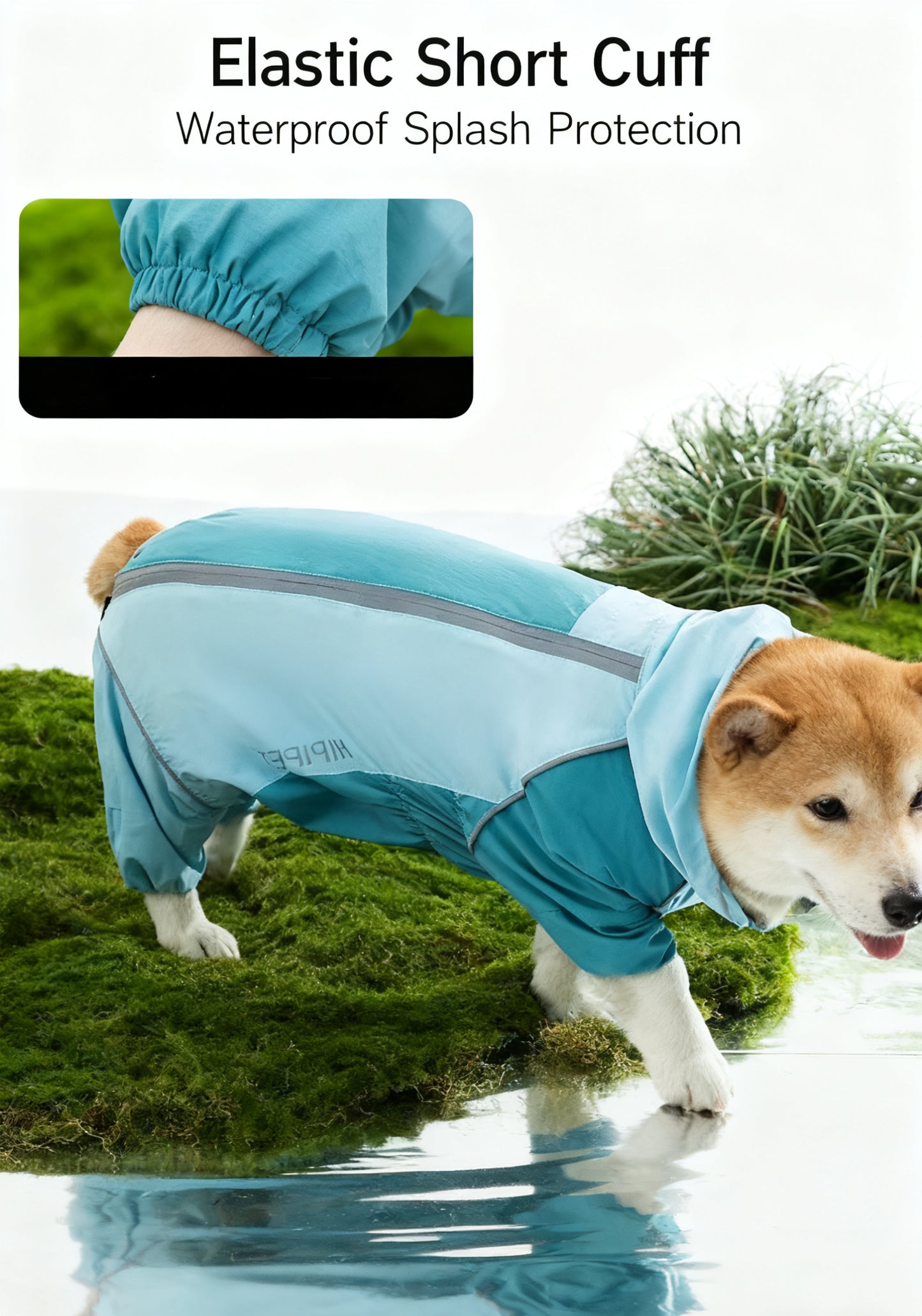 Waterproof Pet Raincoat – Lightweight Outdoor Jacket for Dogs & Cats