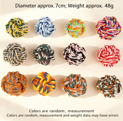 Rope Ball Pet Toy – Durable Chew & Play for Dogs & Cats