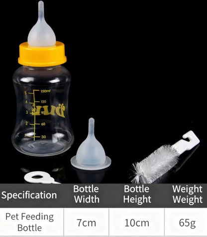 Pet Nursing Bottle – Feed Water, Milk & Medicine for Cats & Dogs