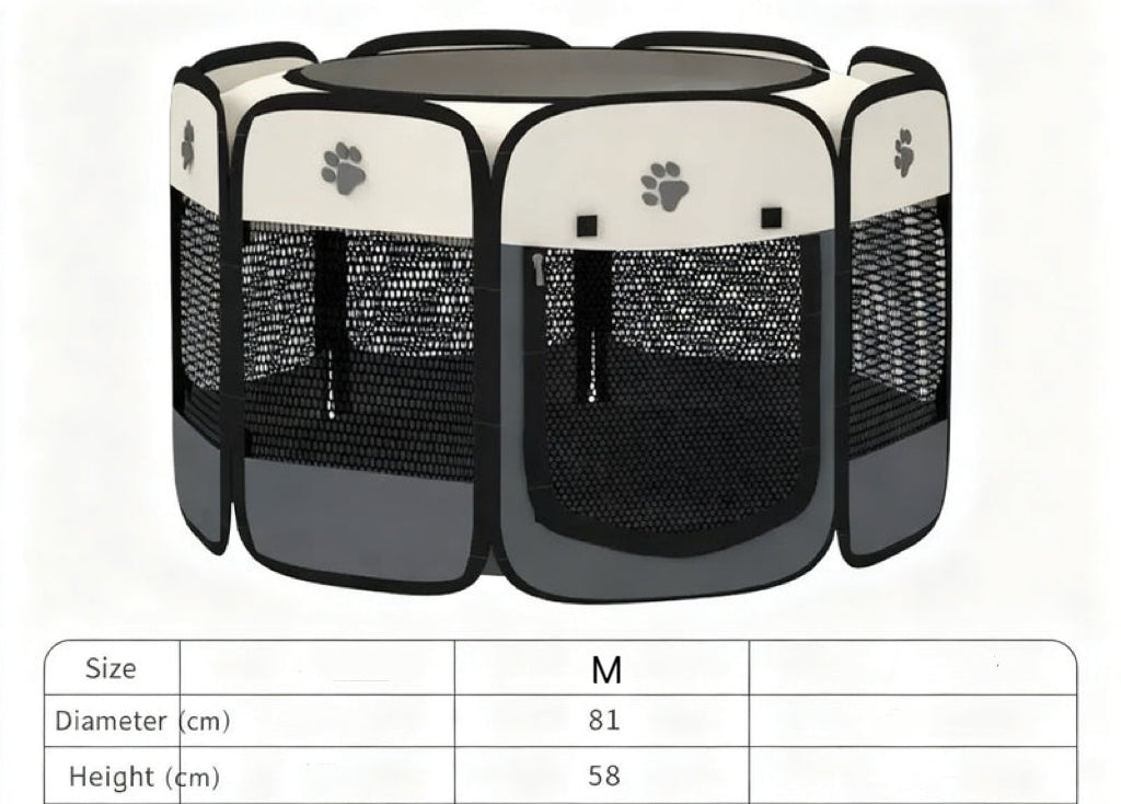 Foldable Cat Tent & Playpen – Portable Indoor & Outdoor Shelter for Cats