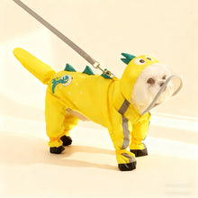 Dinosaur Raincoat for Pets – Full-Body Waterproof Outfit for Dogs & Cats