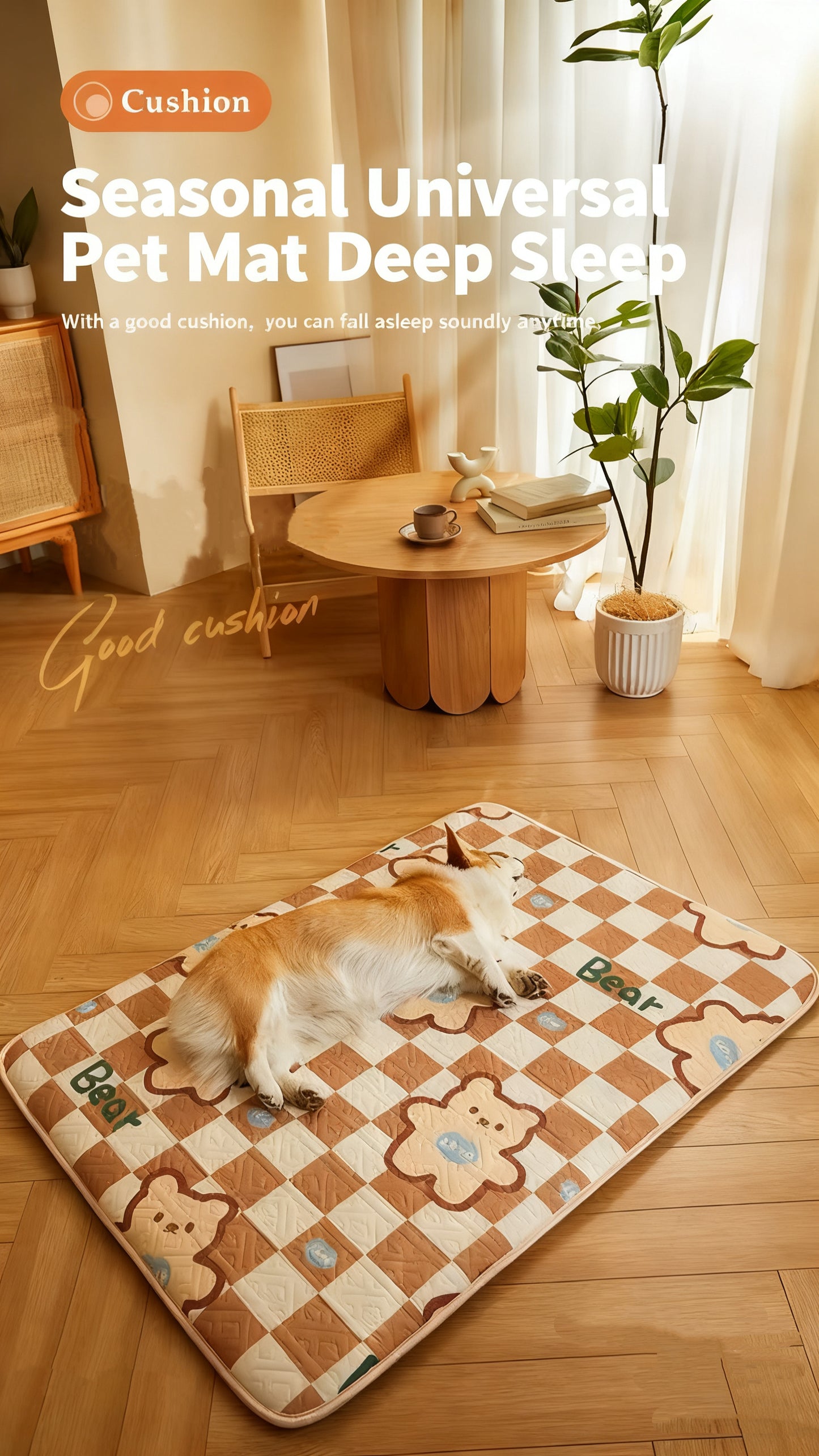 Soft Pet Resting Mat – Cozy & Comfortable Pad for Dogs & Cats