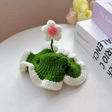 Knitted Pet Hat with Flower – Cute Wool Cap for Dogs & Cats