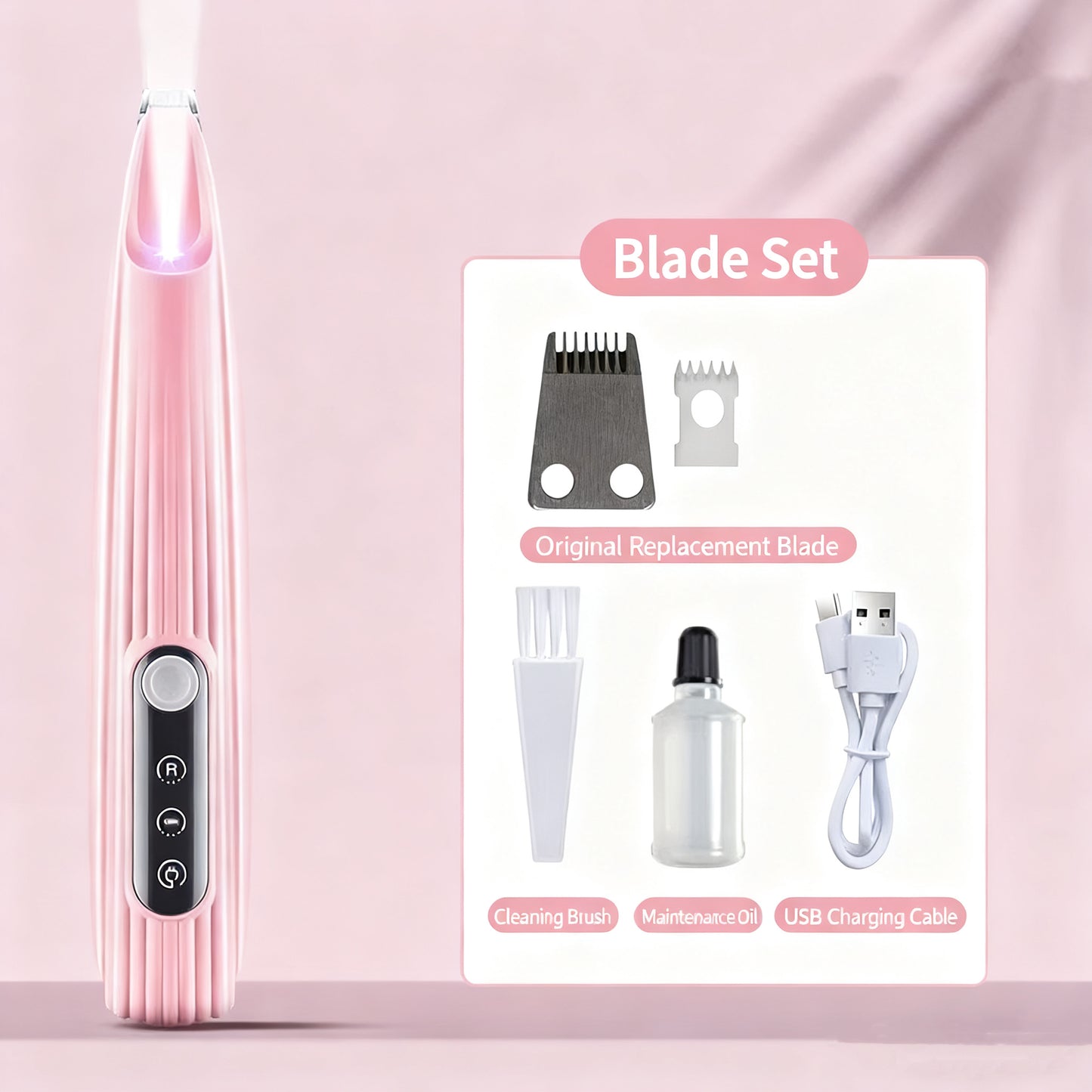 Pet Grooming Clipper Set – Professional Hair Trimming Kit for Dogs & Cats