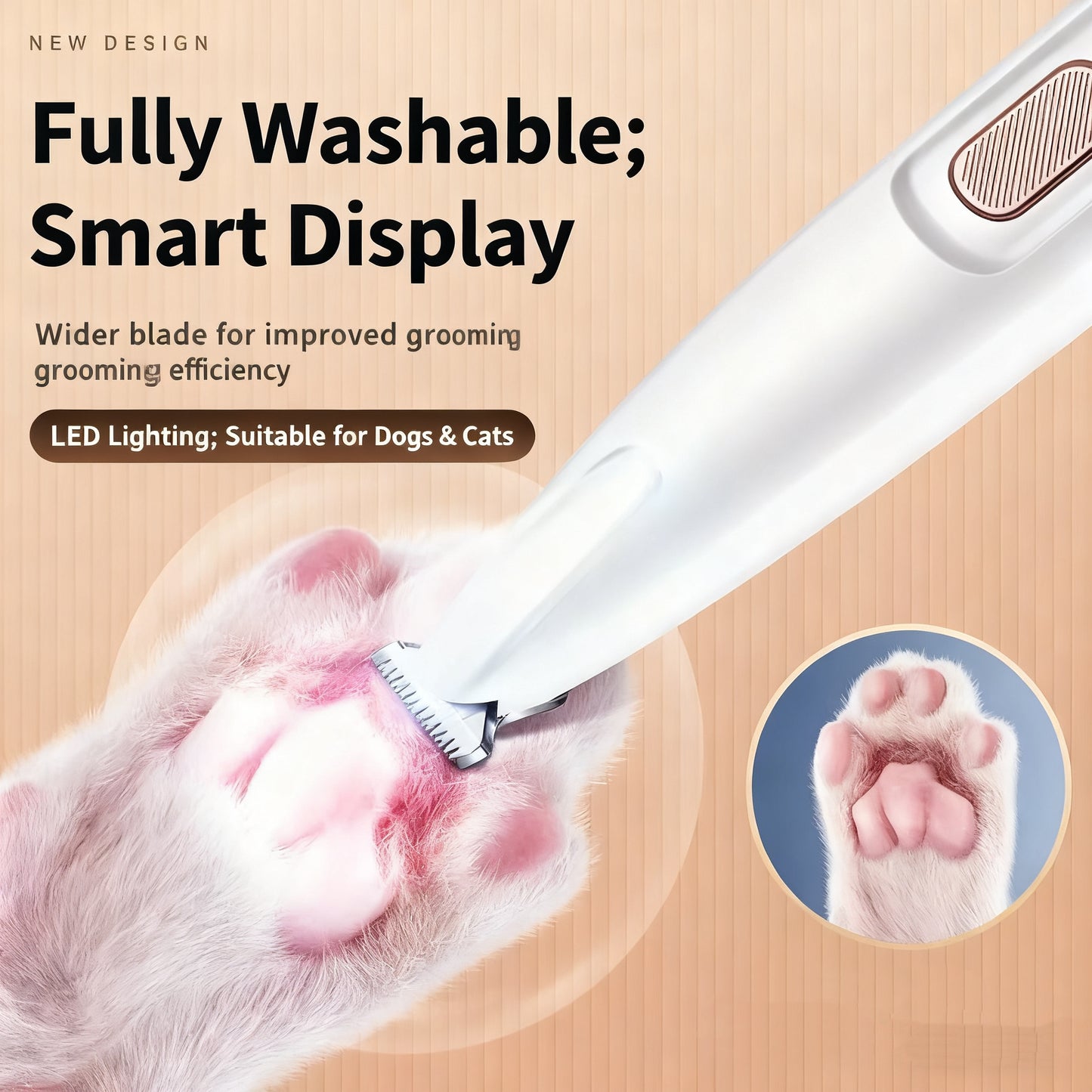 Pet Grooming Clipper Set – Professional Hair Trimming Kit for Dogs & Cats