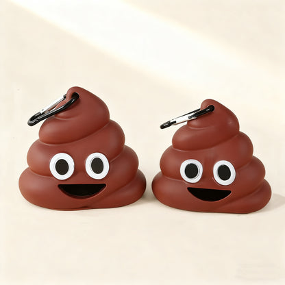 Poop-Shaped Pet Waste Bag Holder – Funny Poop Bag Dispenser for Dogs & Cats