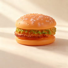 Hamburger Squeaky Pet Toy – Chew & Play for Dogs & Cats