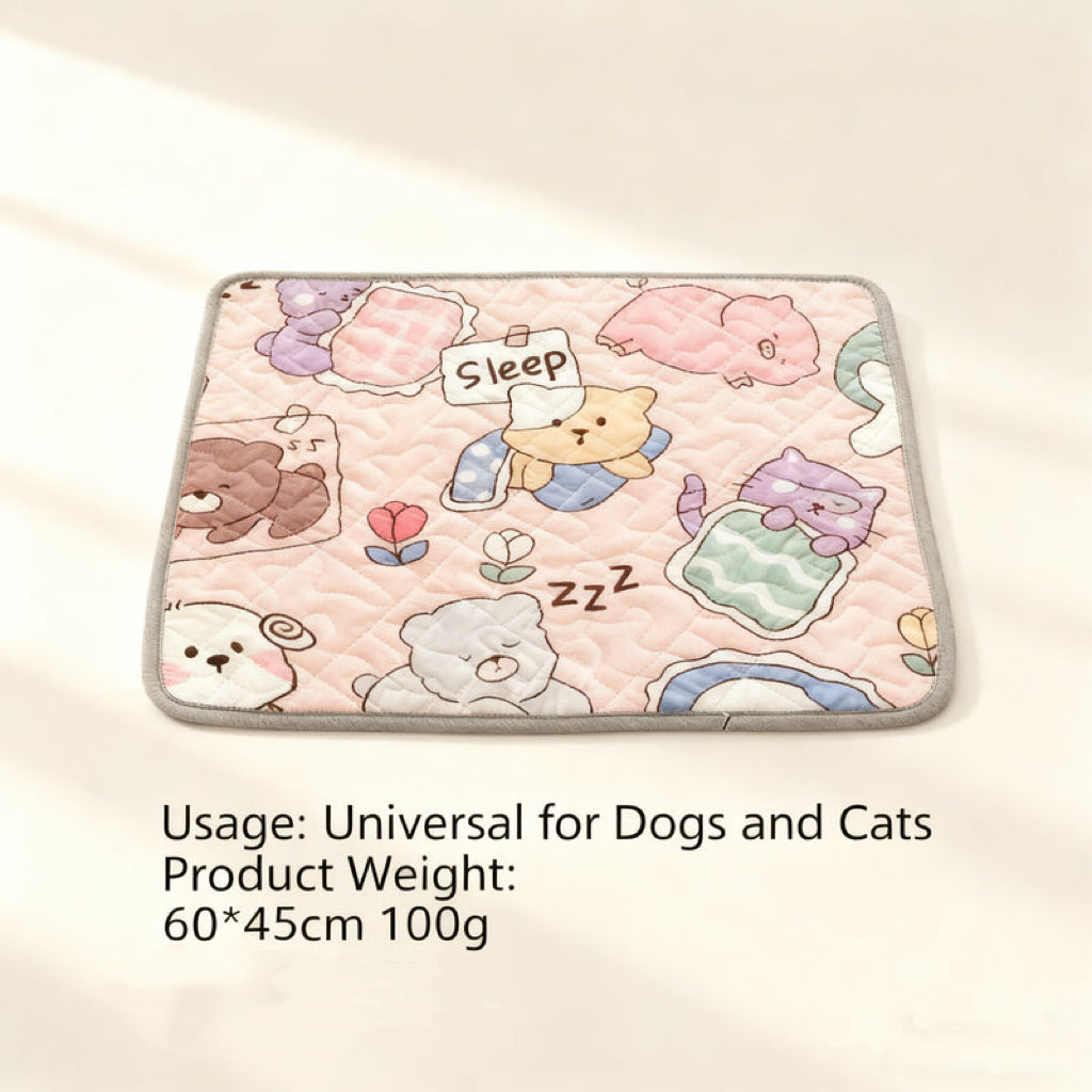 Four-Season Pet Mat – Soft, Non-Slip Bed Pad for Dogs & Cats