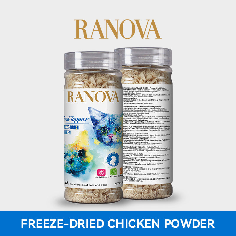Freeze-dried Food topper -chicken, 60g
