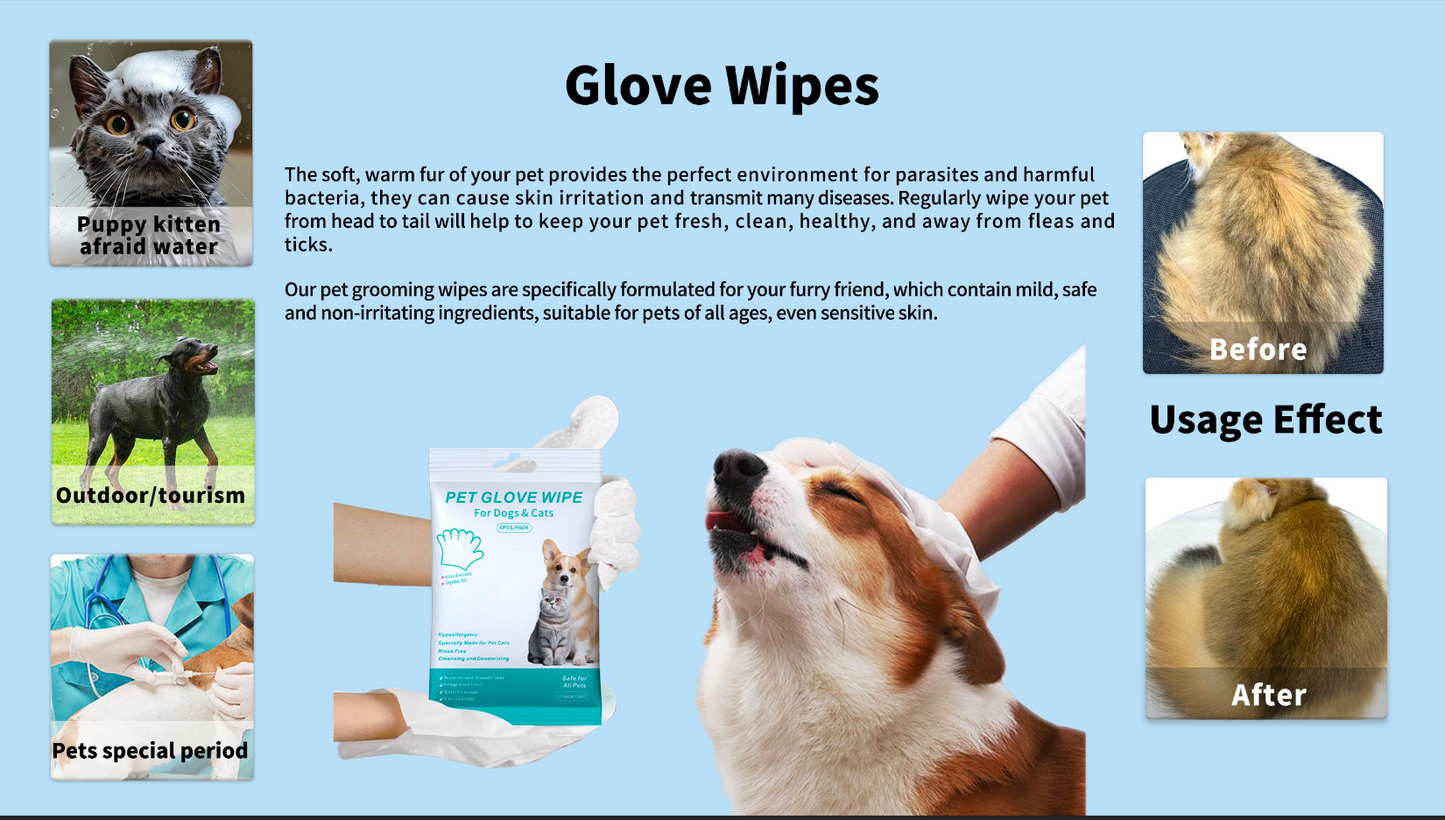 All-in-One Pet Grooming & Cleaning Kit – Complete Care Set for Dogs & Cats