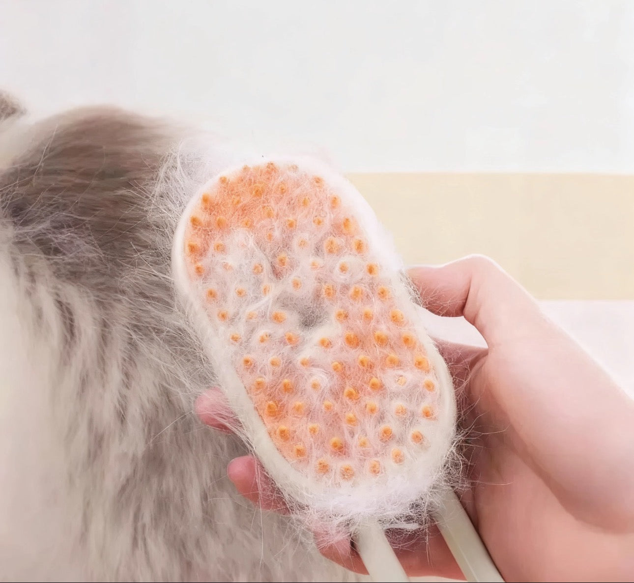 Rechargeable Steam Pet Grooming Brush – Reduce Shedding & Massage for Dogs & Cats