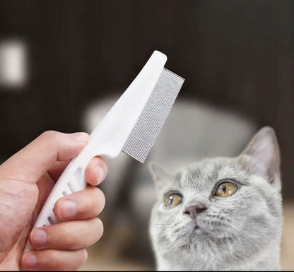 Pet Grooming Comb & Brush – Hair Removal & Flea Control for Dogs & Cats