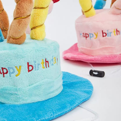 Cake-Shaped Pet Birthday Hat – Party Costume for Cats & Dogs