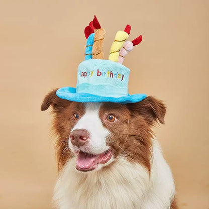 Cake-Shaped Pet Birthday Hat – Party Costume for Cats & Dogs